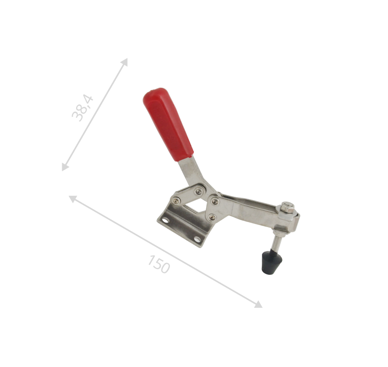 Замок бугельный регулируемый 110-150 (цинк)