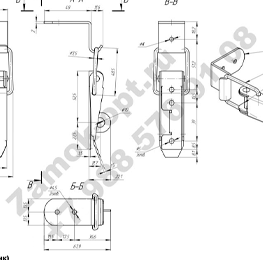 Замок P-420 чертеж